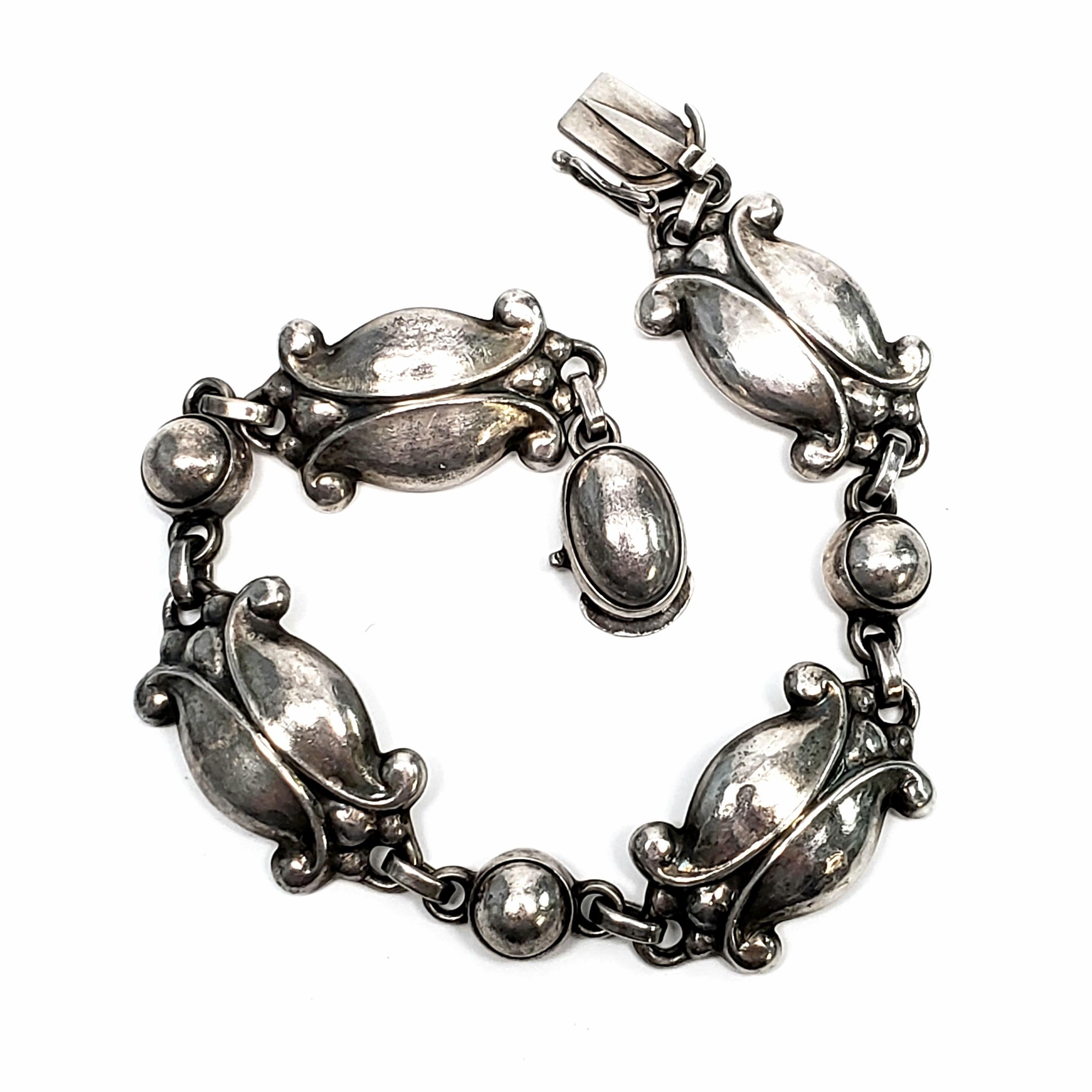 Women's Georg Jensen Denmark Sterling Silver Moonlight Blossom Bracelet