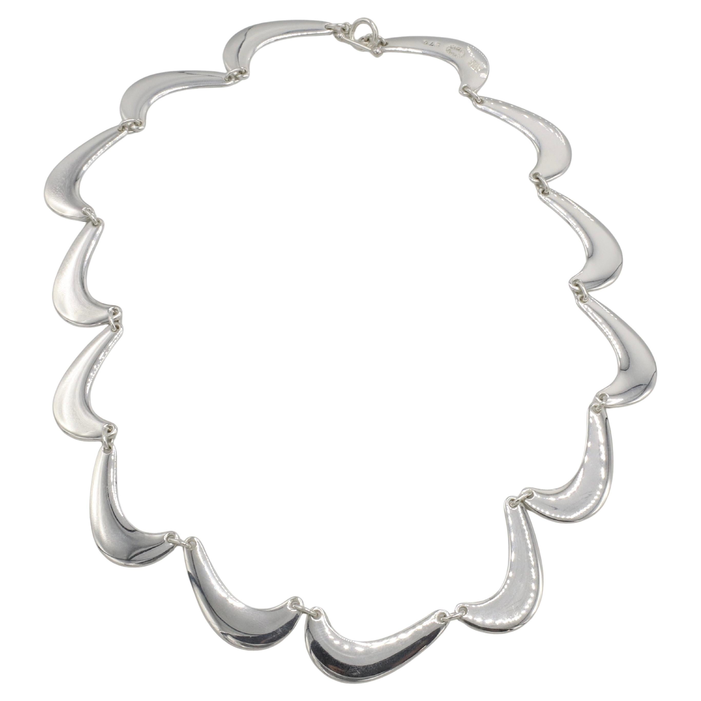 Georg Jensen Dänemark Sterlingsilber Nanna Ditzel 276 Halskette Station Halskette