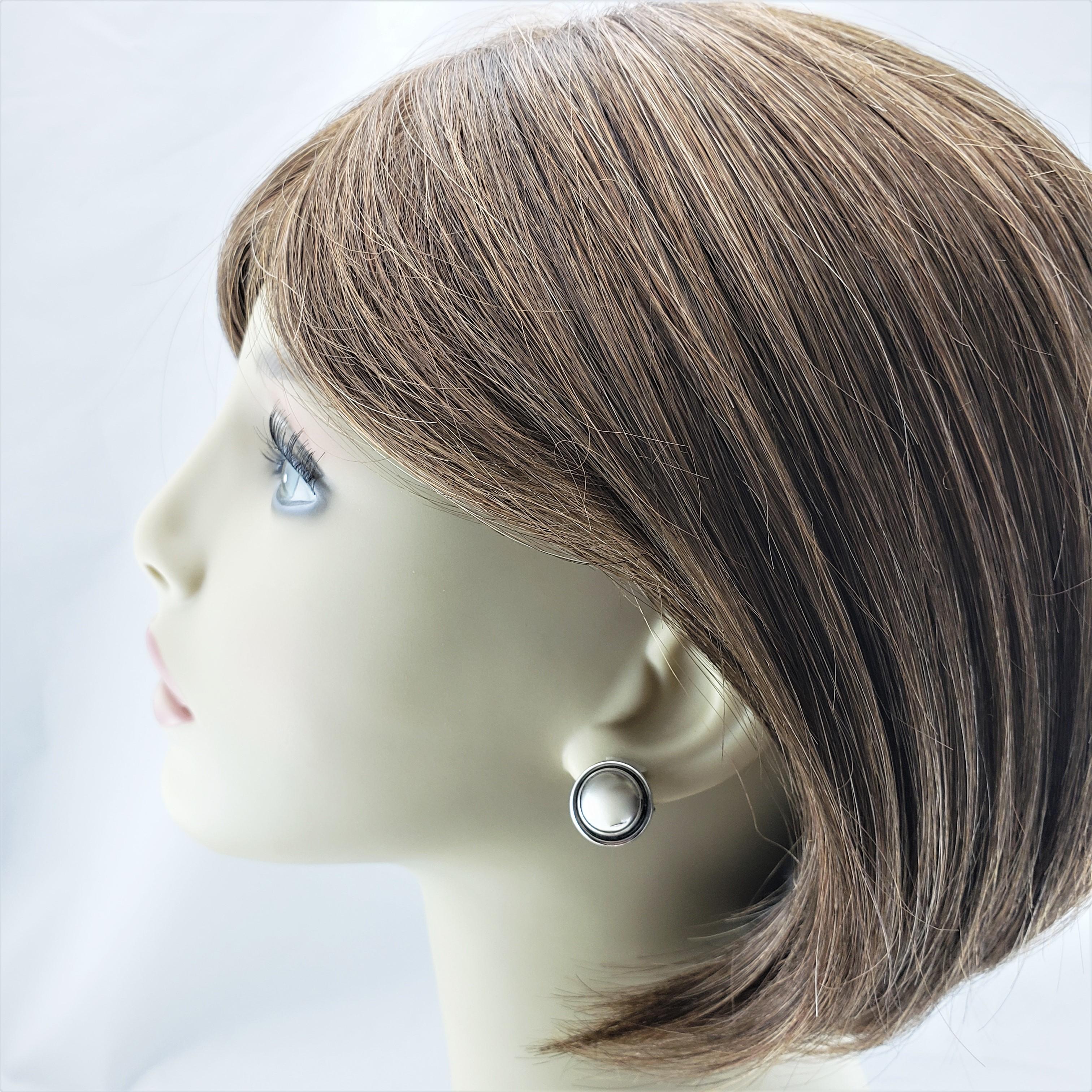 Georg Jensen Denmark Sterling Silver Screw Back Earrings #86D 2