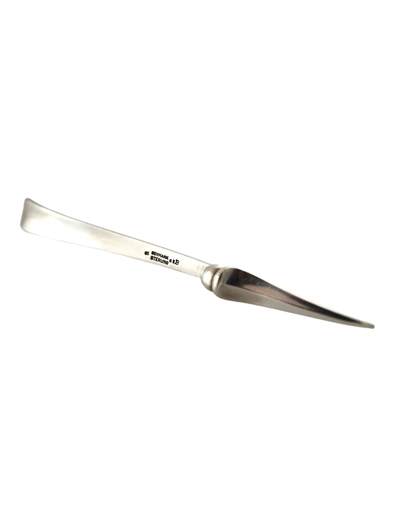 Georg Jensen Denmark Sterling Silver Solid Nut Pick 68B  #18601 In Good Condition In Washington Depot, CT