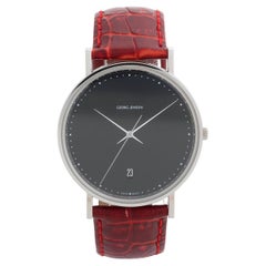Georg Jensen designed by Henning Koppel Ref 318, Large Size, Quartz, Year c2015