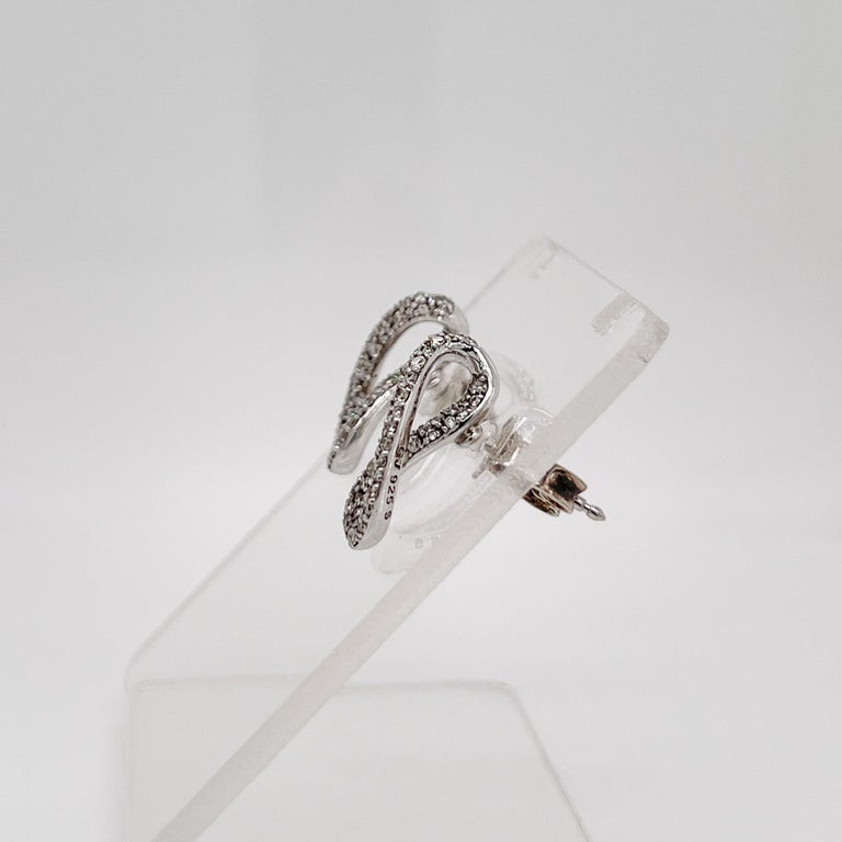 Georg Jensen Diamond and Sterling Silver Infinity Earrings For Sale at  1stDibs | georg jensen infinity earrings, infinity earrings silver, georg  jensen diamond earrings