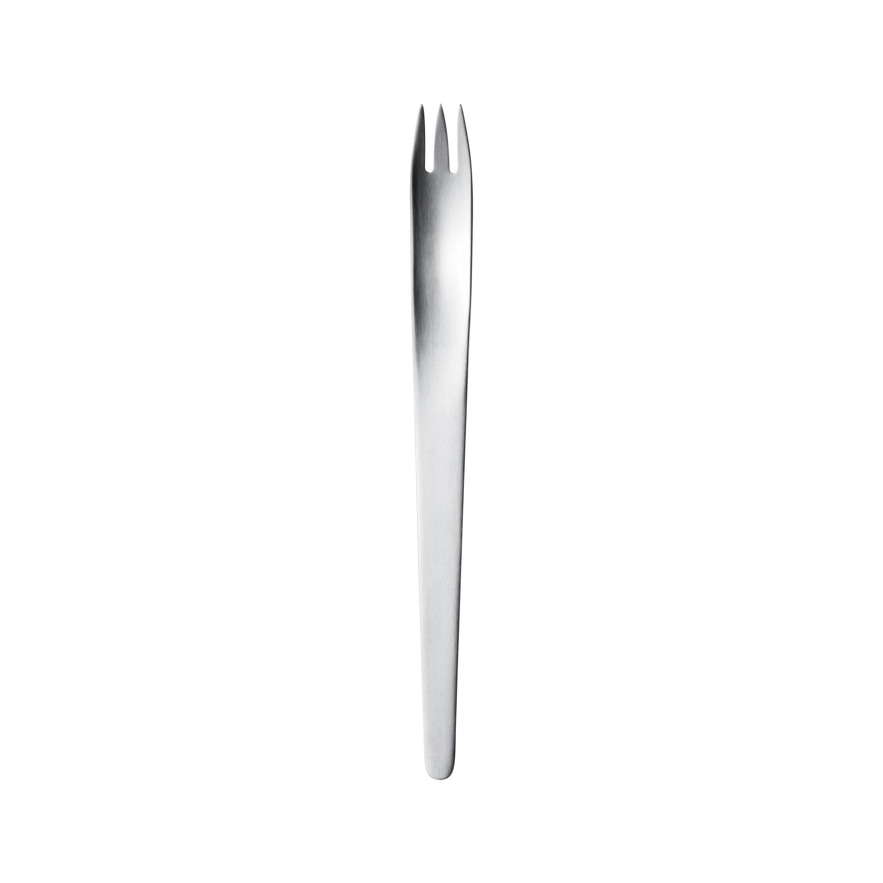 Georg Jensen Dinner Fork in Stainless Steel Matte Finish by Arne Jacobsen