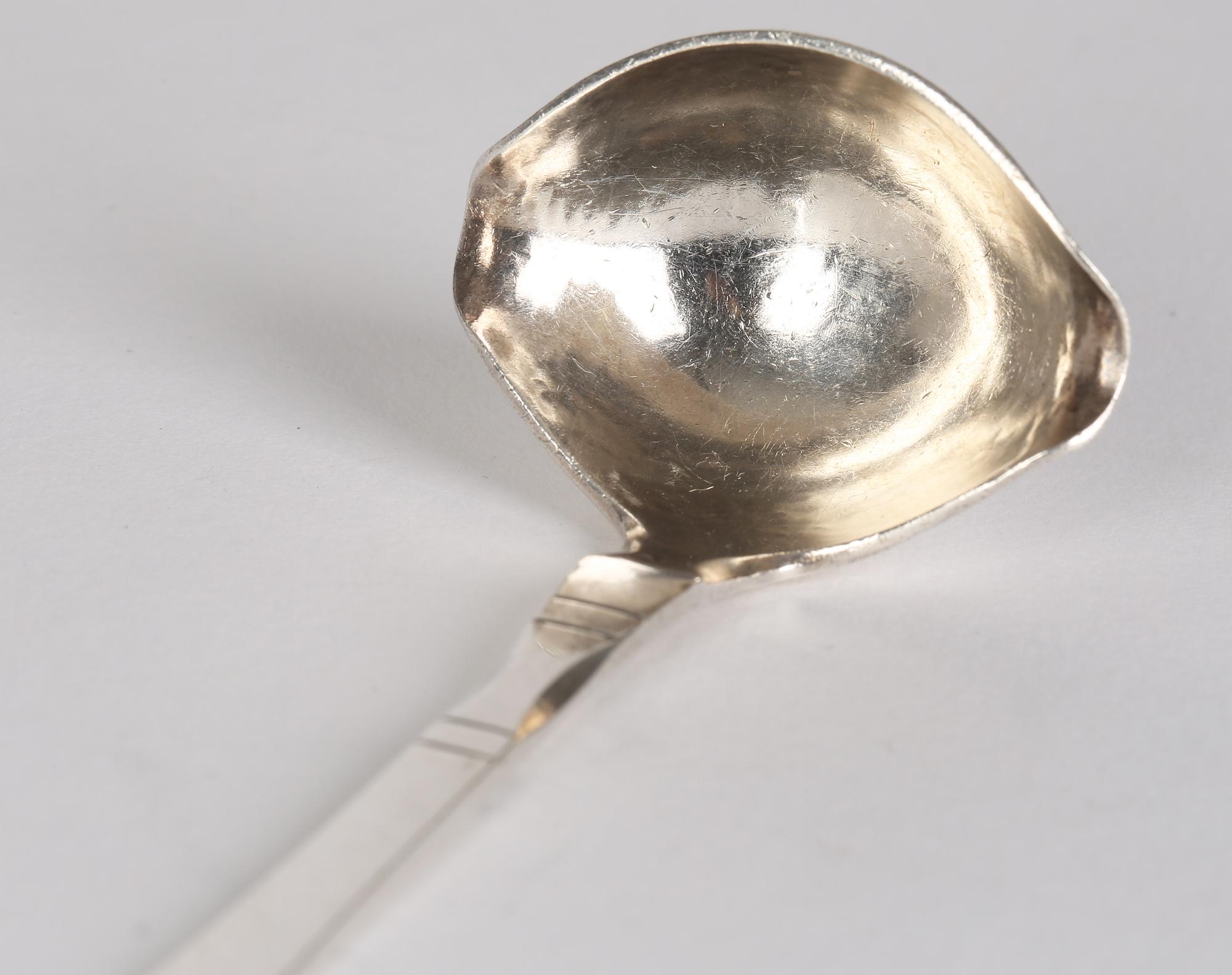 Georg Jensen Early Danish Silver Cream Ladle For Sale 1