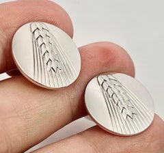 Georg Jensen Estate Cufflinks Sterling Silver 18 Grams