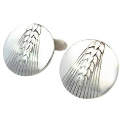 Georg Jensen Estate Cufflinks Sterling Silver 18 Grams