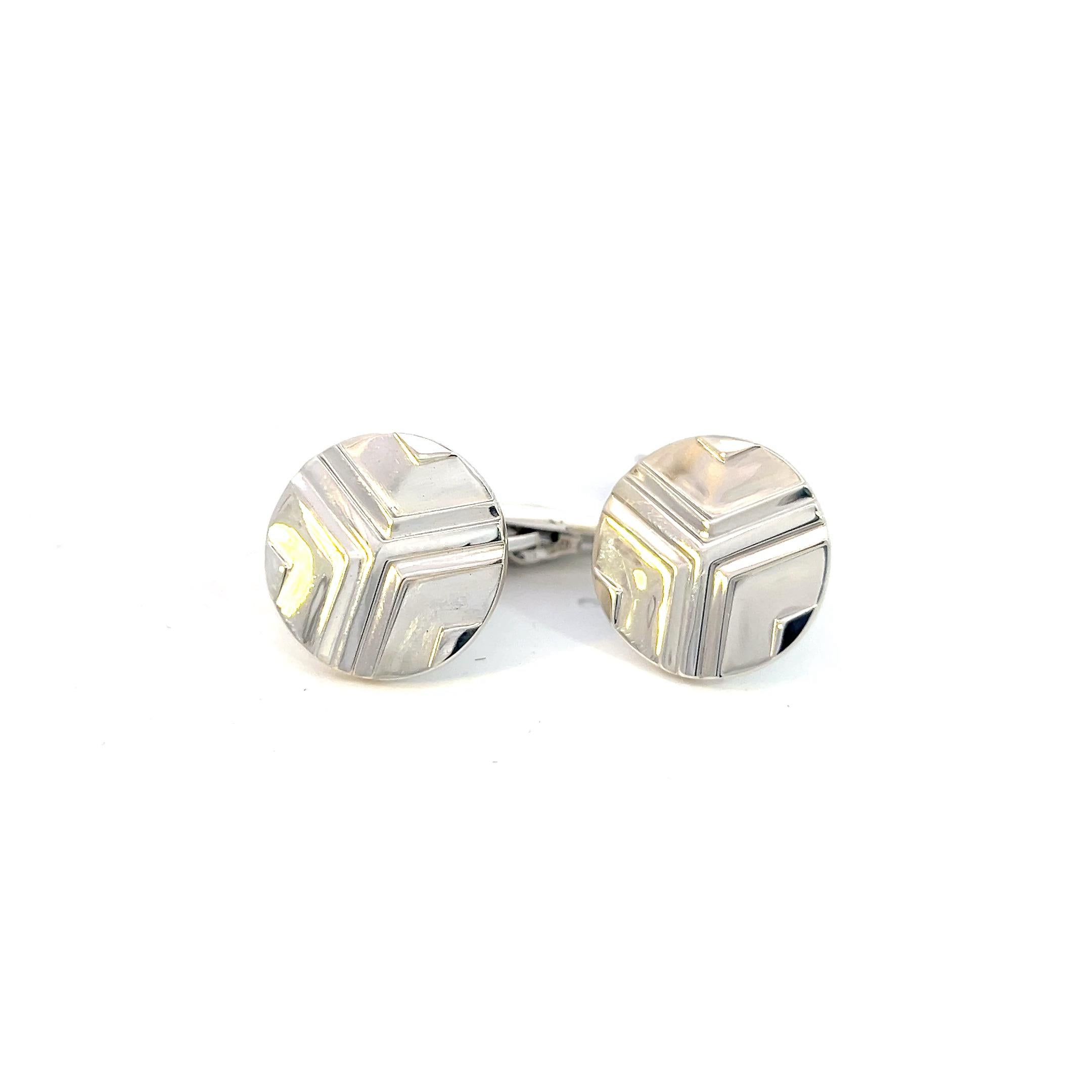 Gemelos Georg Jensen Estate Plata de ley en venta