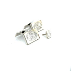 Georg Jensen Estate Mens Cufflinks Set with Tie Pin Without Back of Tie Pin