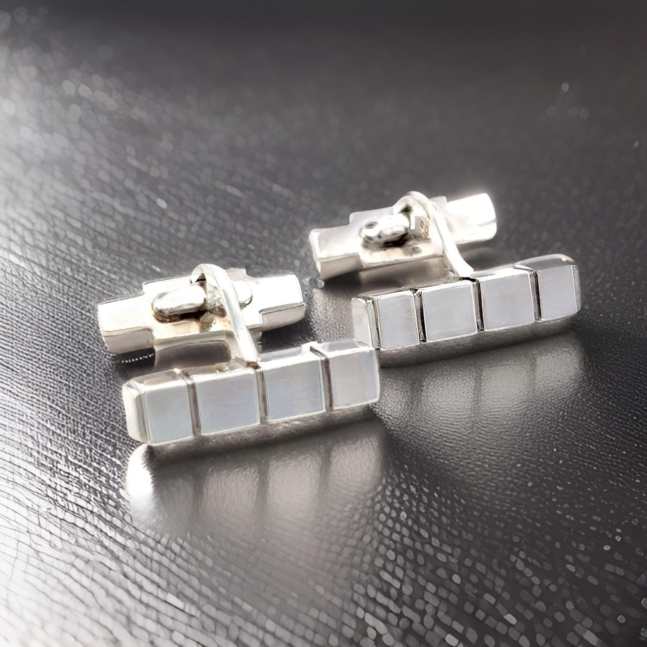 Georg Jensen Estate Mens Cufflinks Sterling Silver GJ29 For Sale 6