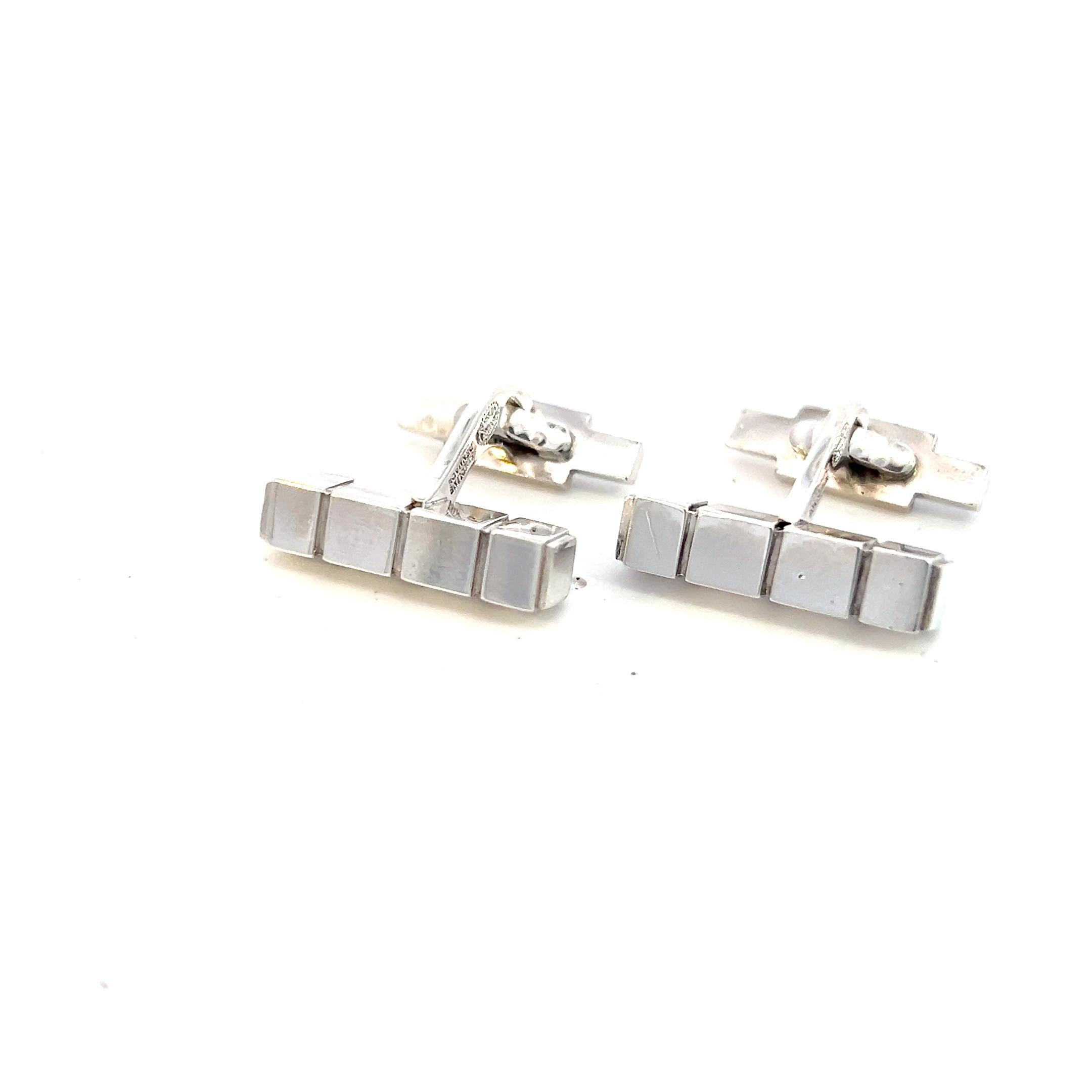 Georg Jensen Estate Mens Cufflinks Sterling Silver GJ29 For Sale 7