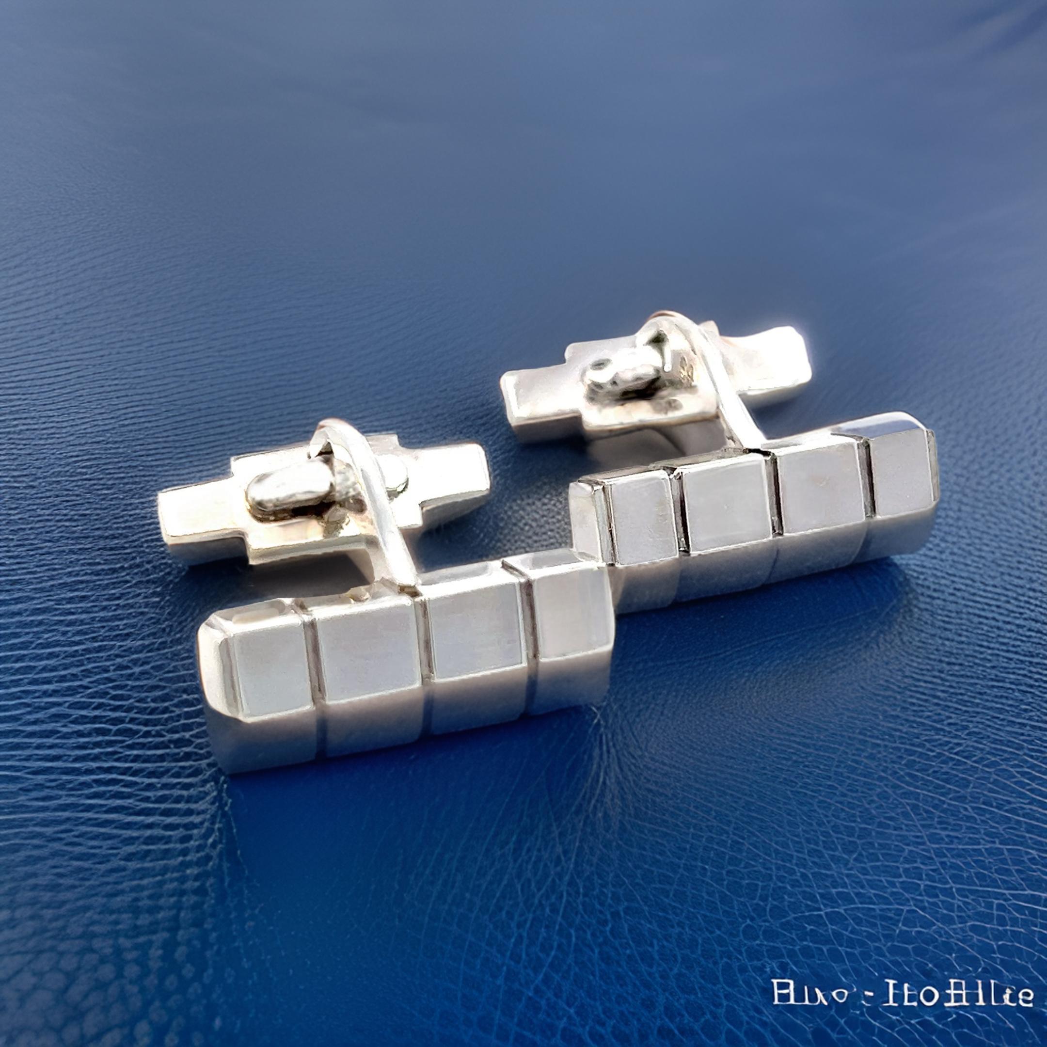 Georg Jensen Estate Mens Cufflinks Sterling Silver GJ29 For Sale 5