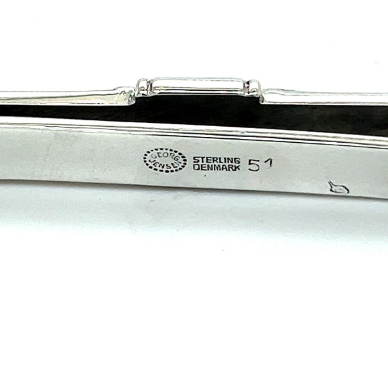 Georg Jensen Estate Pasador de corbata para caballero 2,5