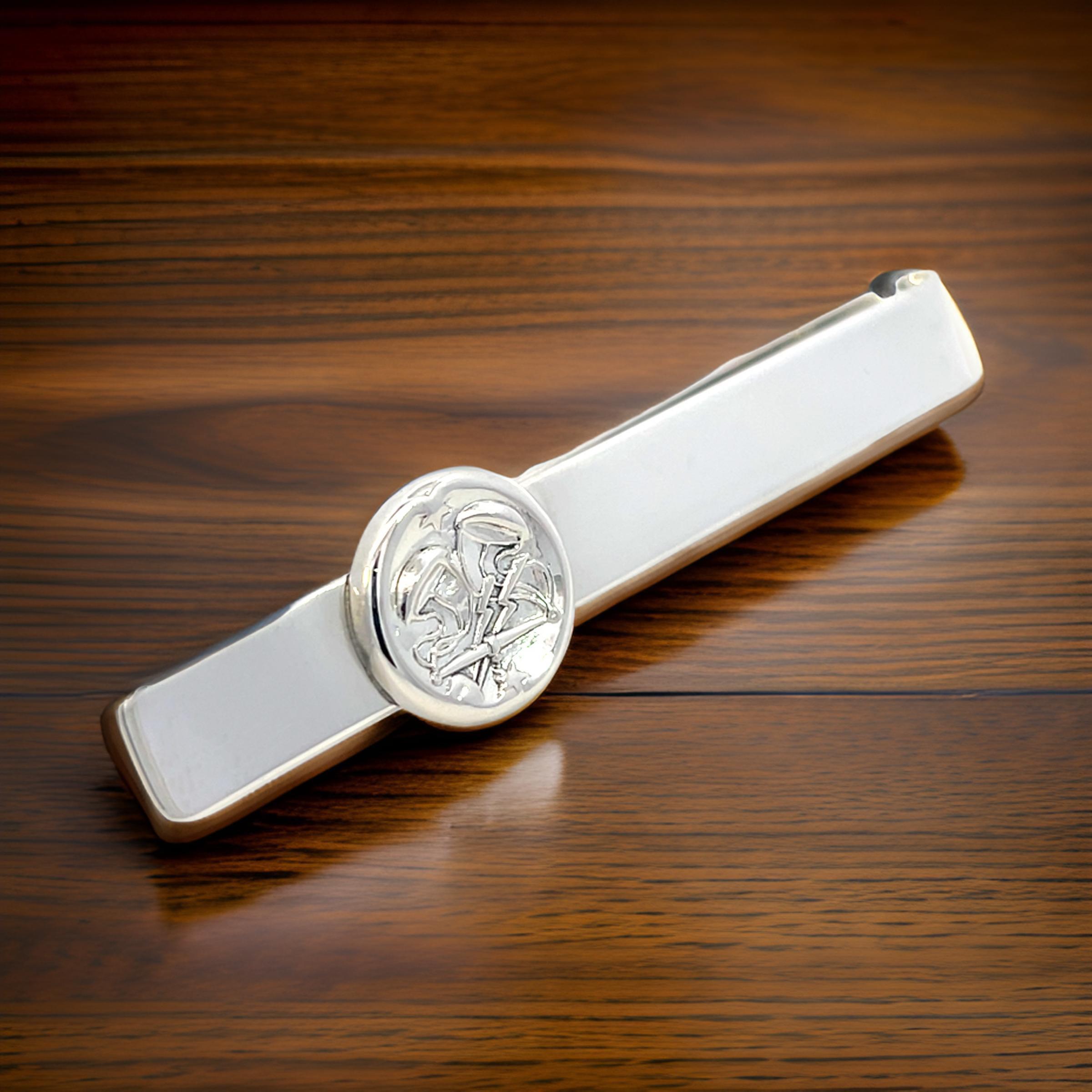 Georg Jensen Estate Money Clip Tie Clip Silver For Sale 3
