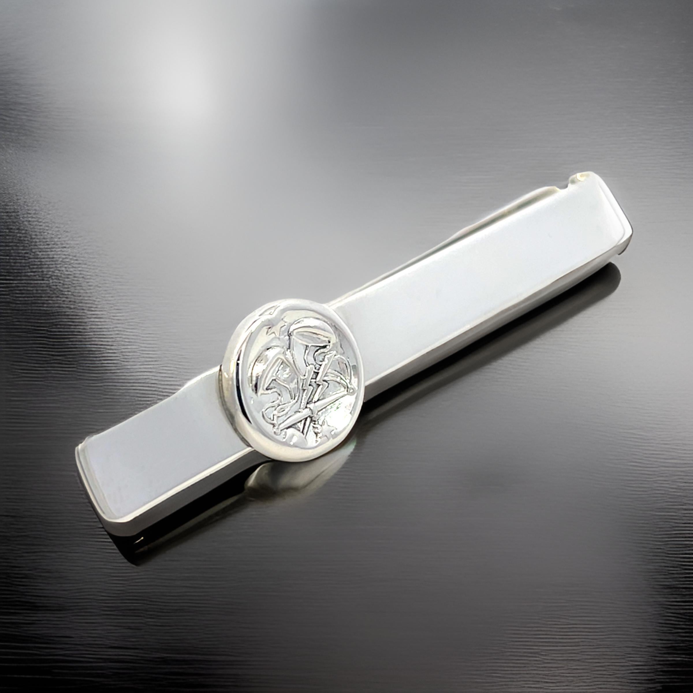 Georg Jensen Estate Money Clip Tie Clip Silver For Sale 5