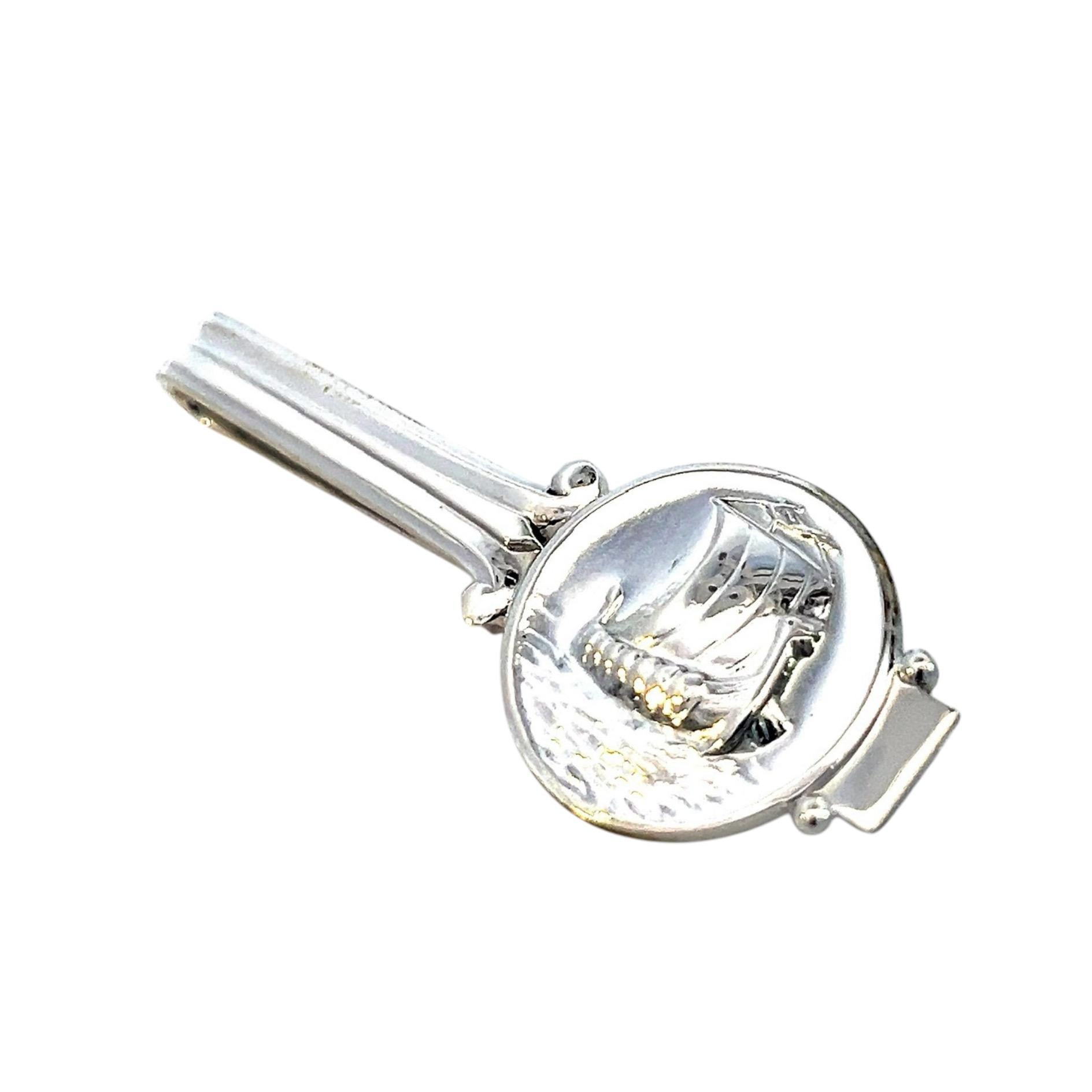 Georg Jensen Estate Money Clip Tie Clip Silver 2