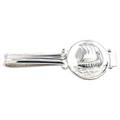 Georg Jensen Estate Money Clip Tie Clip Silver