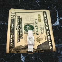 Georg Jensen Estate Geldklammer Krawattenklammer Silber