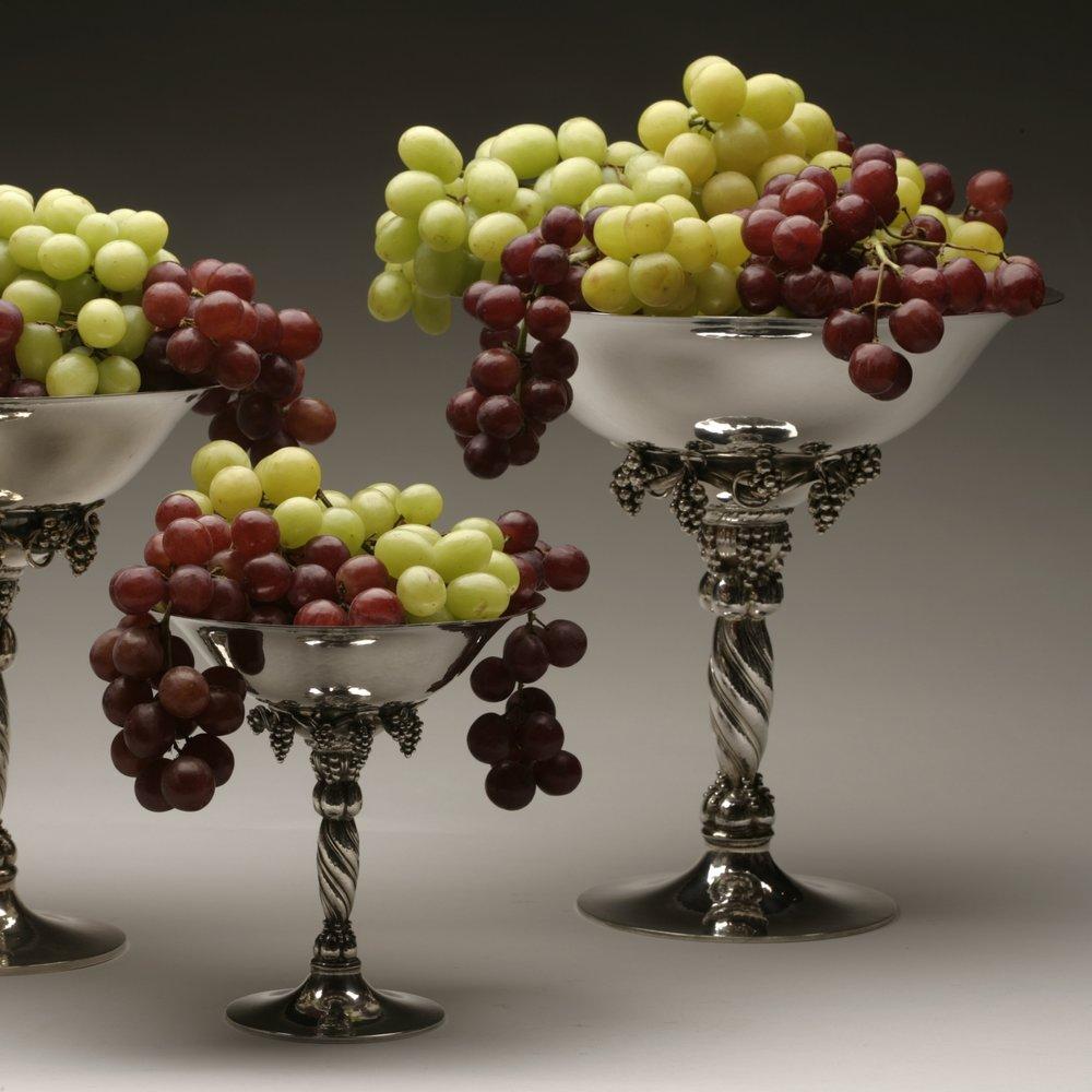 Georg Jensen sterling silver grape tazza

A classic and popular design, the 