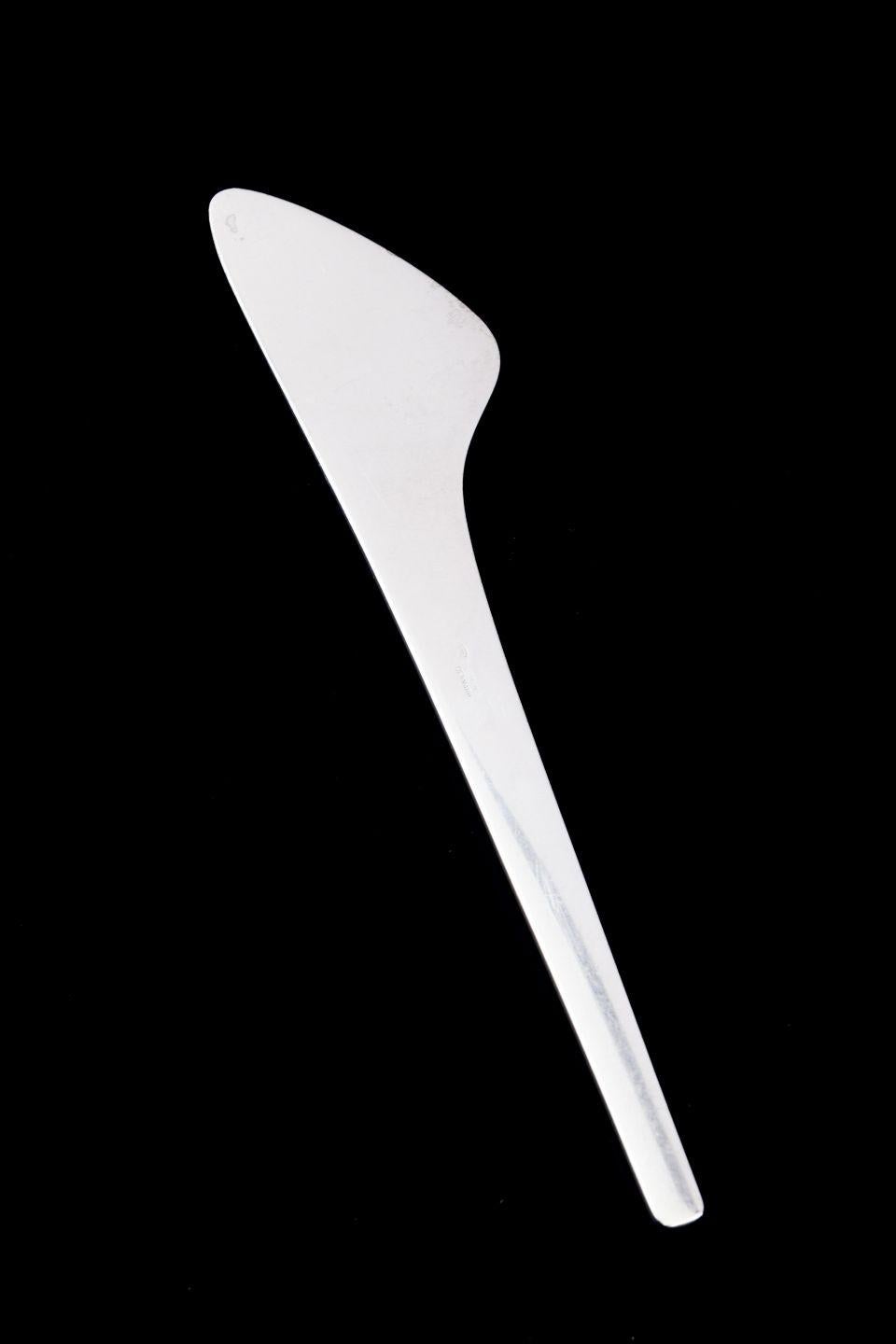 Danish Georg Jensen. Fish knife in the “Caravel” pattern. Sterling silver. For Sale