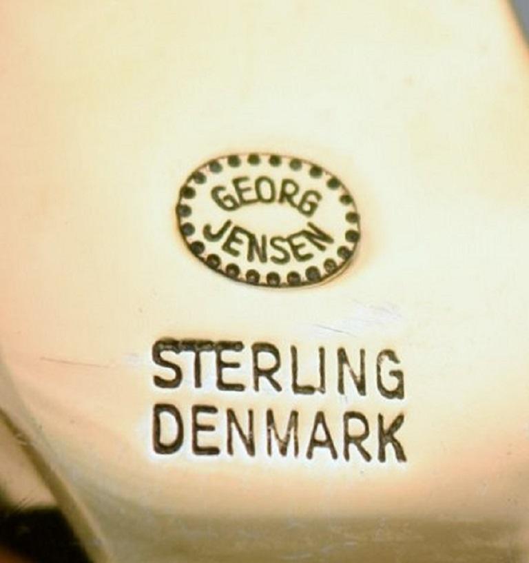 Sterling Silver Georg Jensen for Royal Copenhagen, 