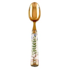 Georg Jensen for Royal Copenhagen, "Flora Danica" Dinner Spoon