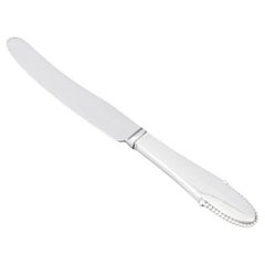 Georg Jensen. Fruit knife in sterling silver and stainless steel. Beaded pattern