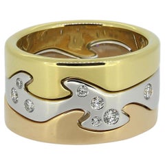 Georg Jensen Fusion 3 pezzi Anello Misura J (49)