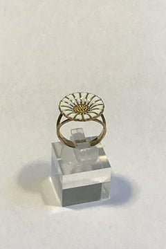 Georg Jensen Gilded Sterling Silver "Daisy" Ring
