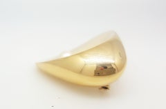 Georg Jensen Gold and Pearl Shell Brooch