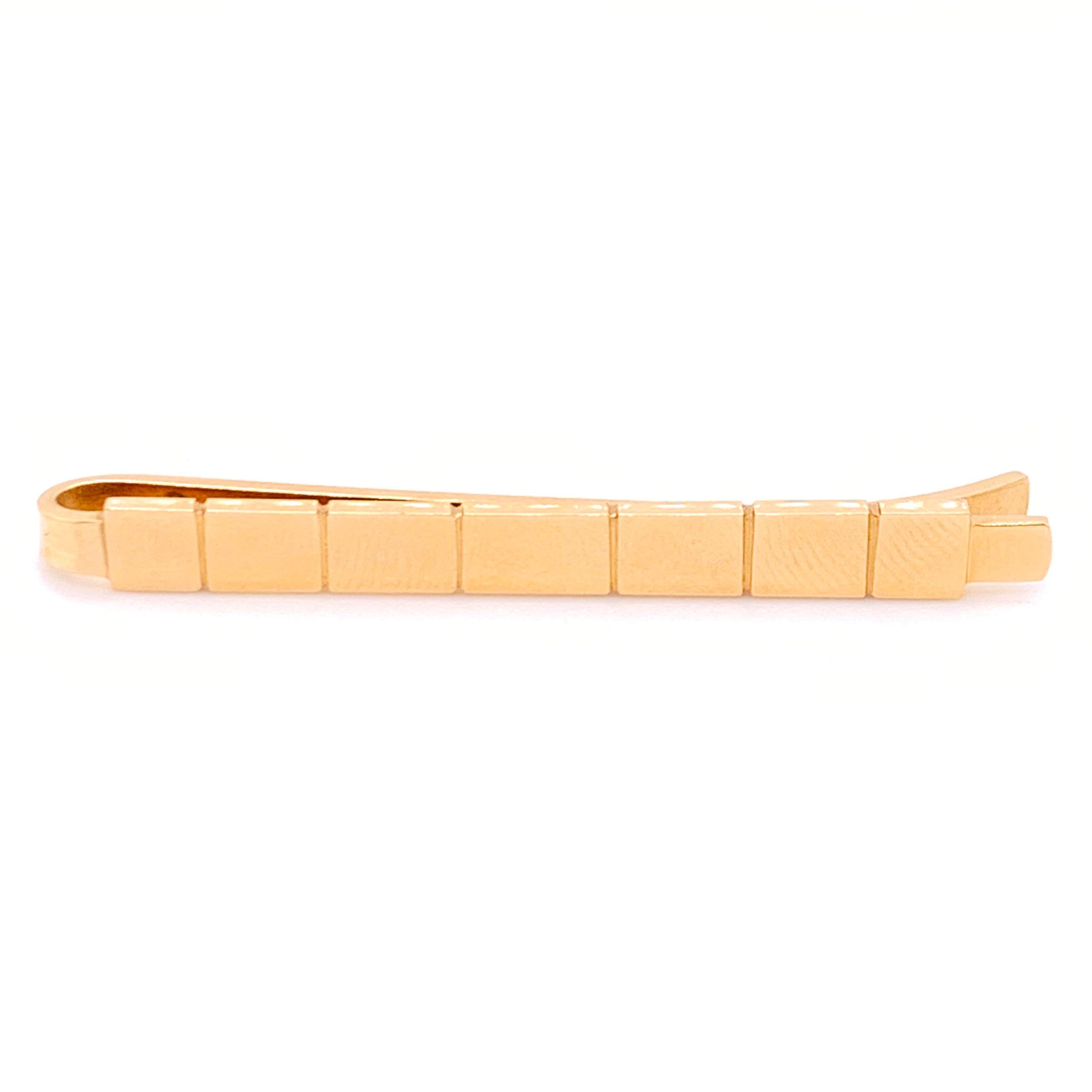 Georg Jensen Gold Tie Clip by Henry Pilstrup, circa 1950 For Sale 1