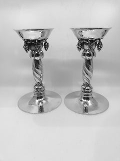 Georg Jensen Grape Candlesticks #263B