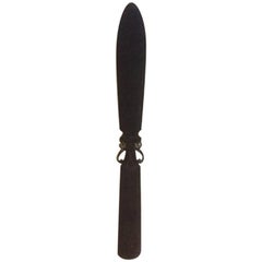 Georg Jensen Gundorph Albertus Letter Opener in Iron and Silver