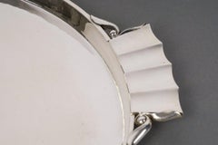 GEORG JENSEN – Hammered Solid Silver Tray Circa 1925/1932