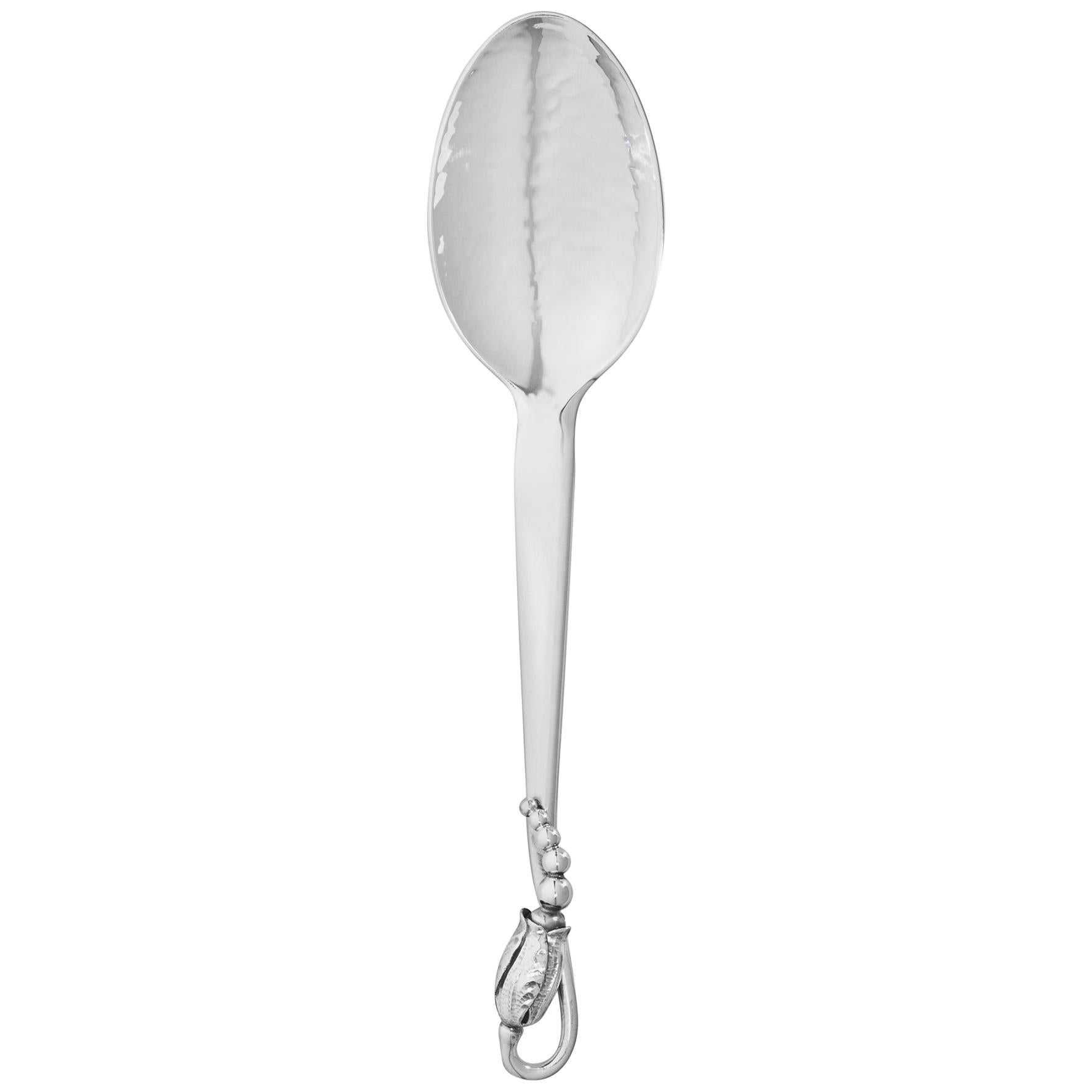 Georg Jensen Handcrafted Sterling Silver Blossom Child's Teaspoon