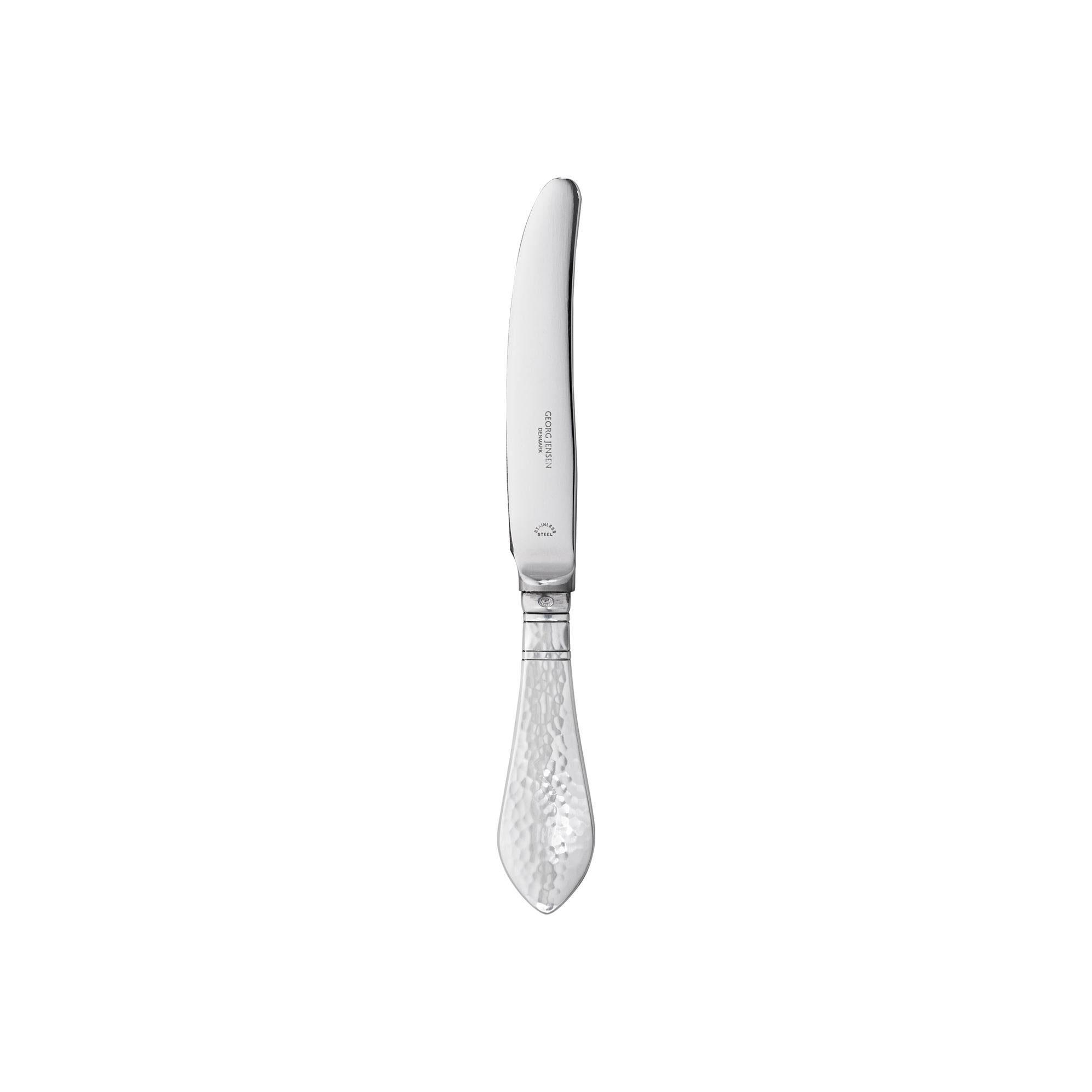 Georg Jensen Handcrafted Sterling Silver Continental Fruit Knife For Sale