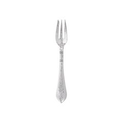 Georg Jensen Handcrafted Sterling Silver Continental Pastry Fork