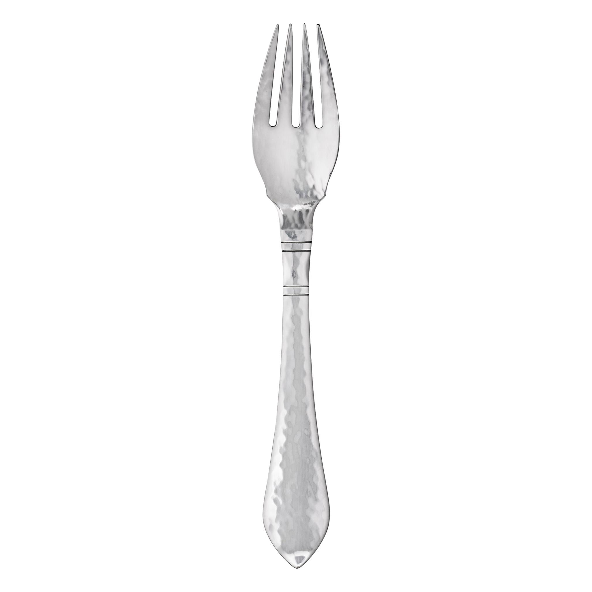Continental by Georg Jensen Sterling Silver Cocktail Fork 2-Tine 5 3/8" 