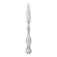 Georg Jensen Handcrafted Sterling Silver No. 55 Knife with Fish Motif