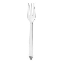 Georg Jensen Handcrafted Sterling Silver Pyramid Pastry Fork by Harald Nielsen