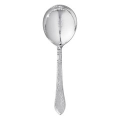 Georg Jensen Handcrafted Sterling Silver Small Continental Serving Spoon