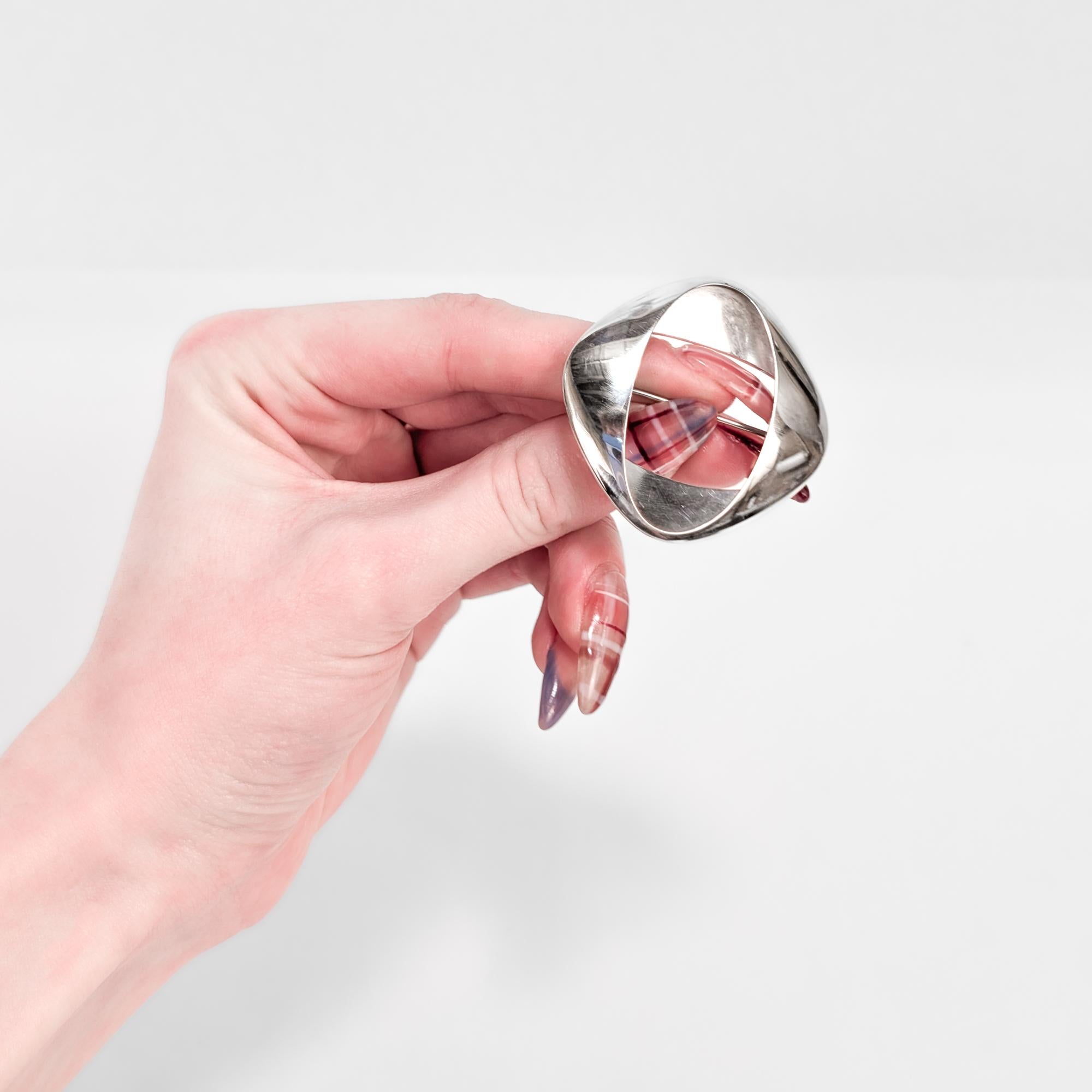 Georg Jensen Henning Koppel Broche danés moderno de plata de ley nº 368 Moderno en venta