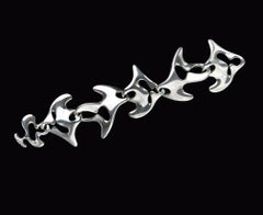 Georg Jensen Henning Koppel Sterling Amoeba Bracelet