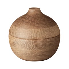 Georg Jensen HK Bonbonniere en bois de chêne par Henning Koppel