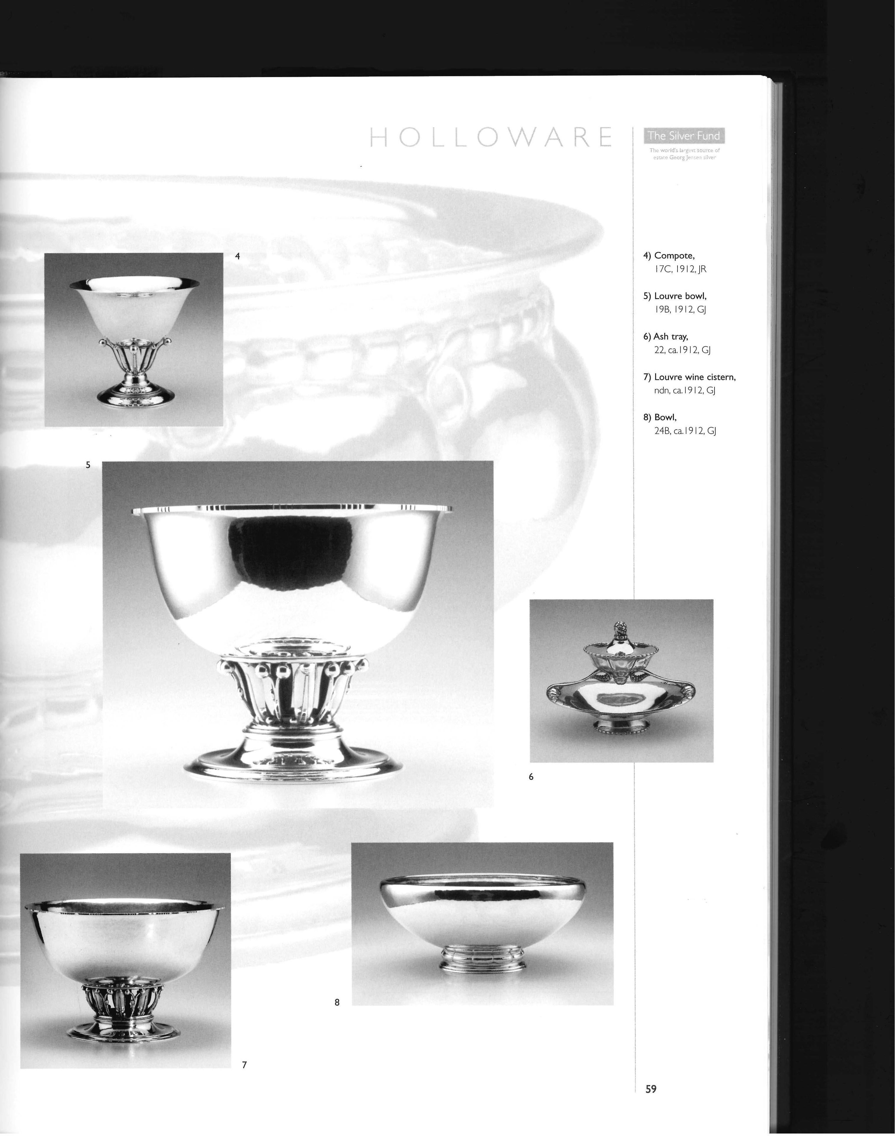 Georg Jensen: Holloware The Silver Fund Collection Book) In Good Condition For Sale In North Yorkshire, GB