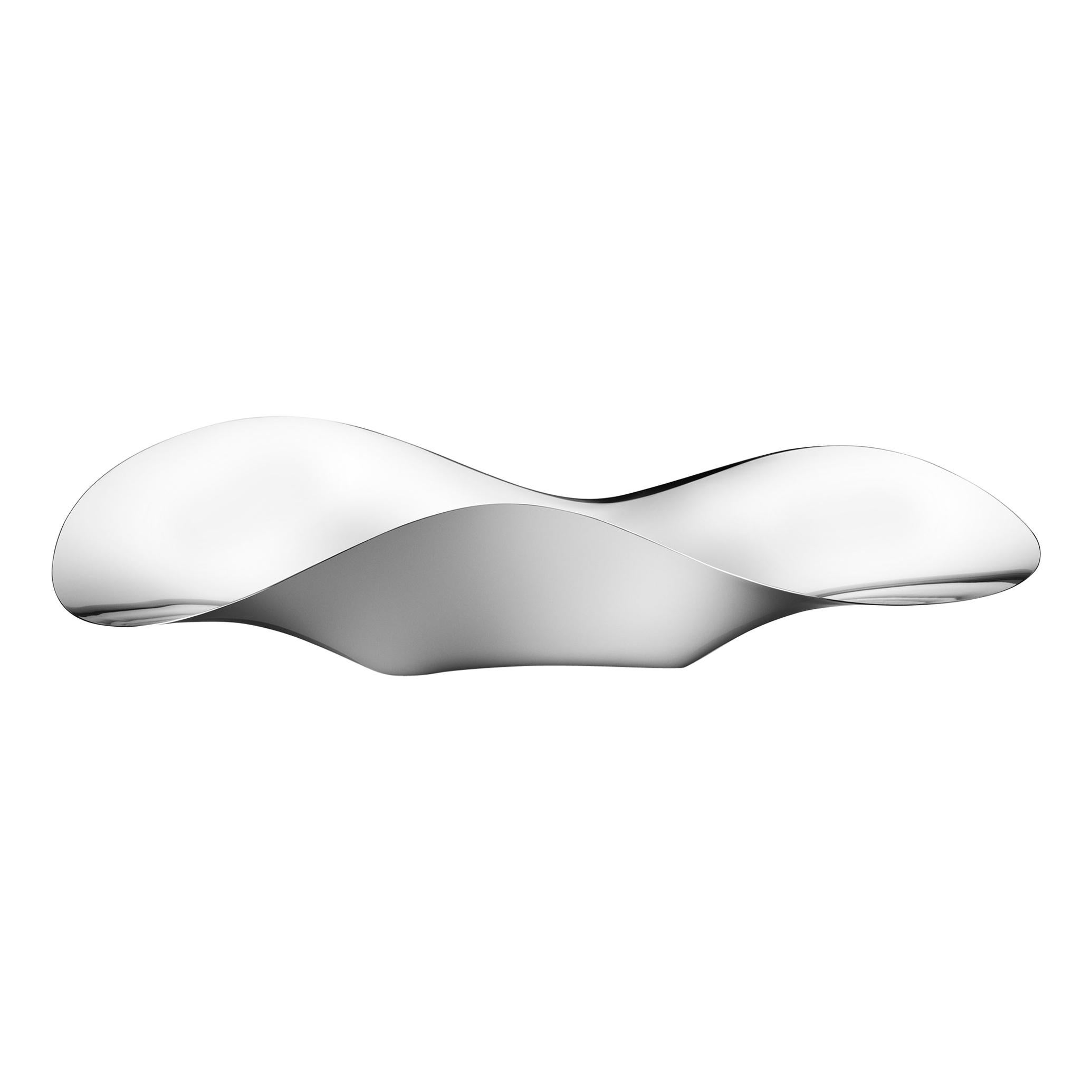 Georg Jensen Indulgence Oyster Tray in Stainless Steel by Helle Damkjær