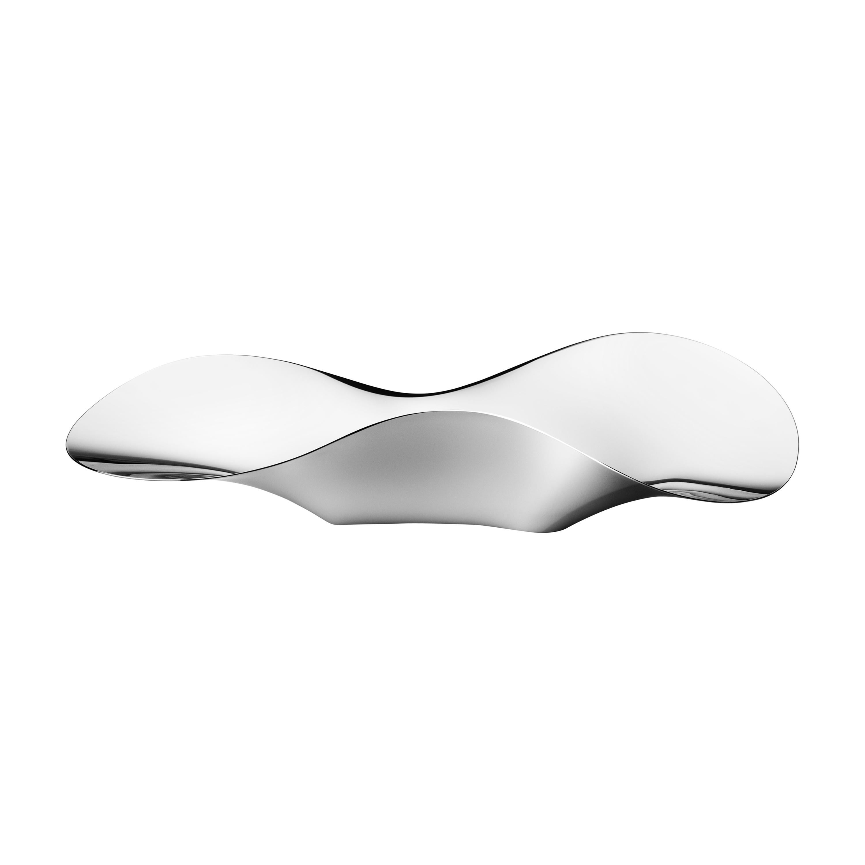 Georg Jensen Indulgence Strawberry Bowl in Stainless Steel by Helle Damkjær For Sale
