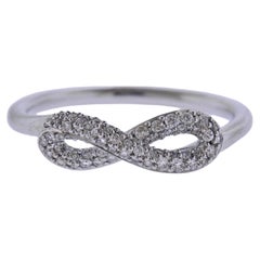Georg Jensen Anello Infinity Diamond in argento 452