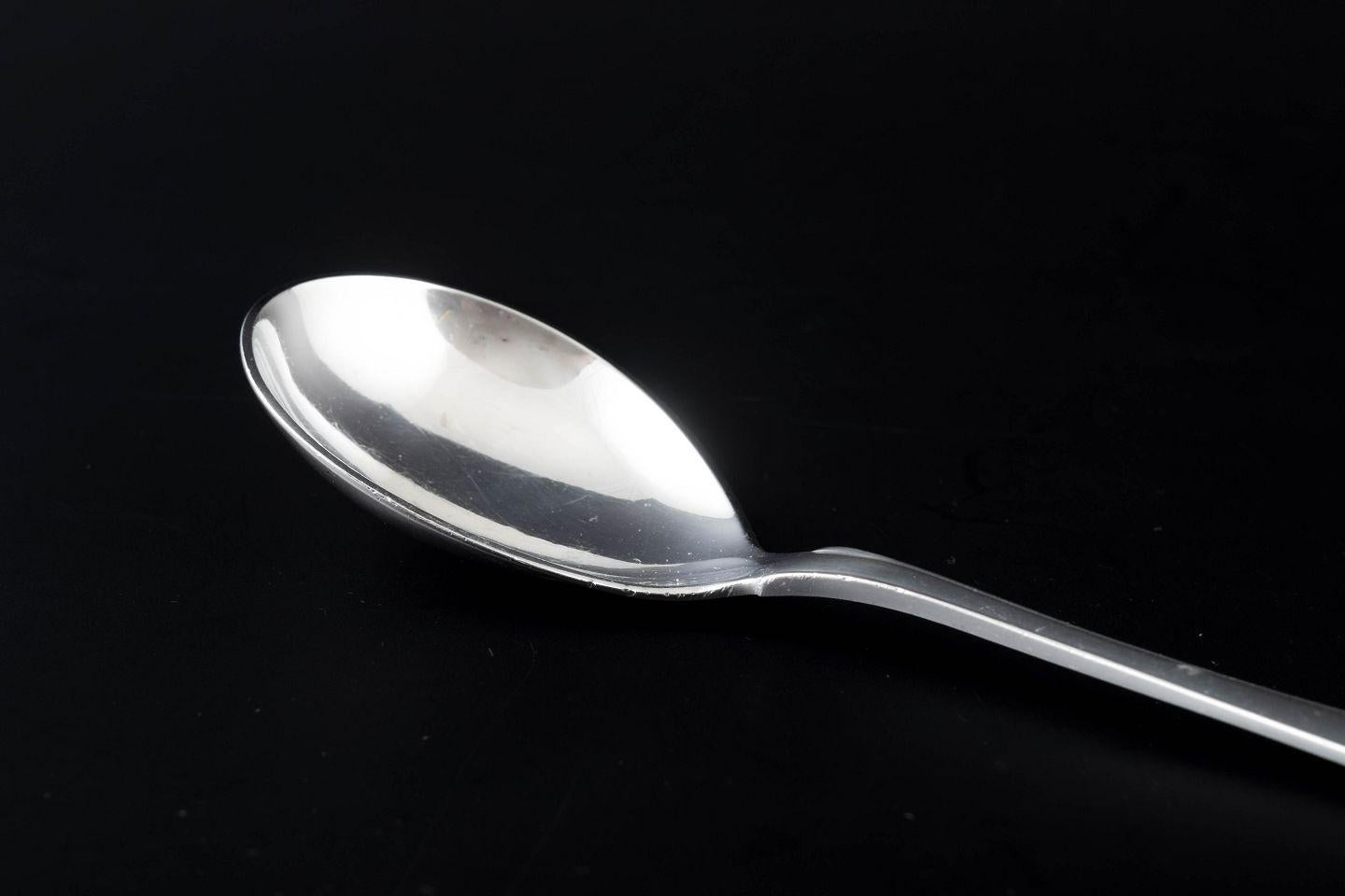 Danish Georg Jensen. Jam spoon in sterling silver. 