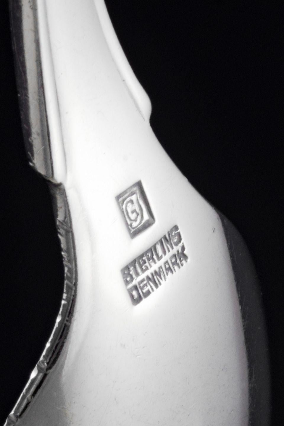 Georg Jensen. Jam spoon in sterling silver. 