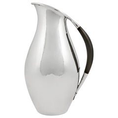 Georg Jensen Johan Rohde Pitcher 432E Ebony Handle